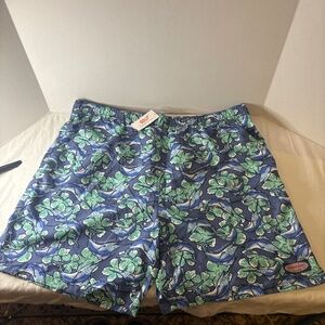Vineyard Vines Martha's Vineyard Marlin Flowers Chappy Swim Trunks Size XL NEW